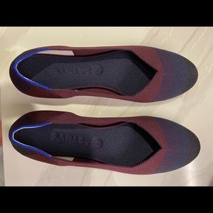 Rothy’s Size 12.5 Blackberry Captoe Flats